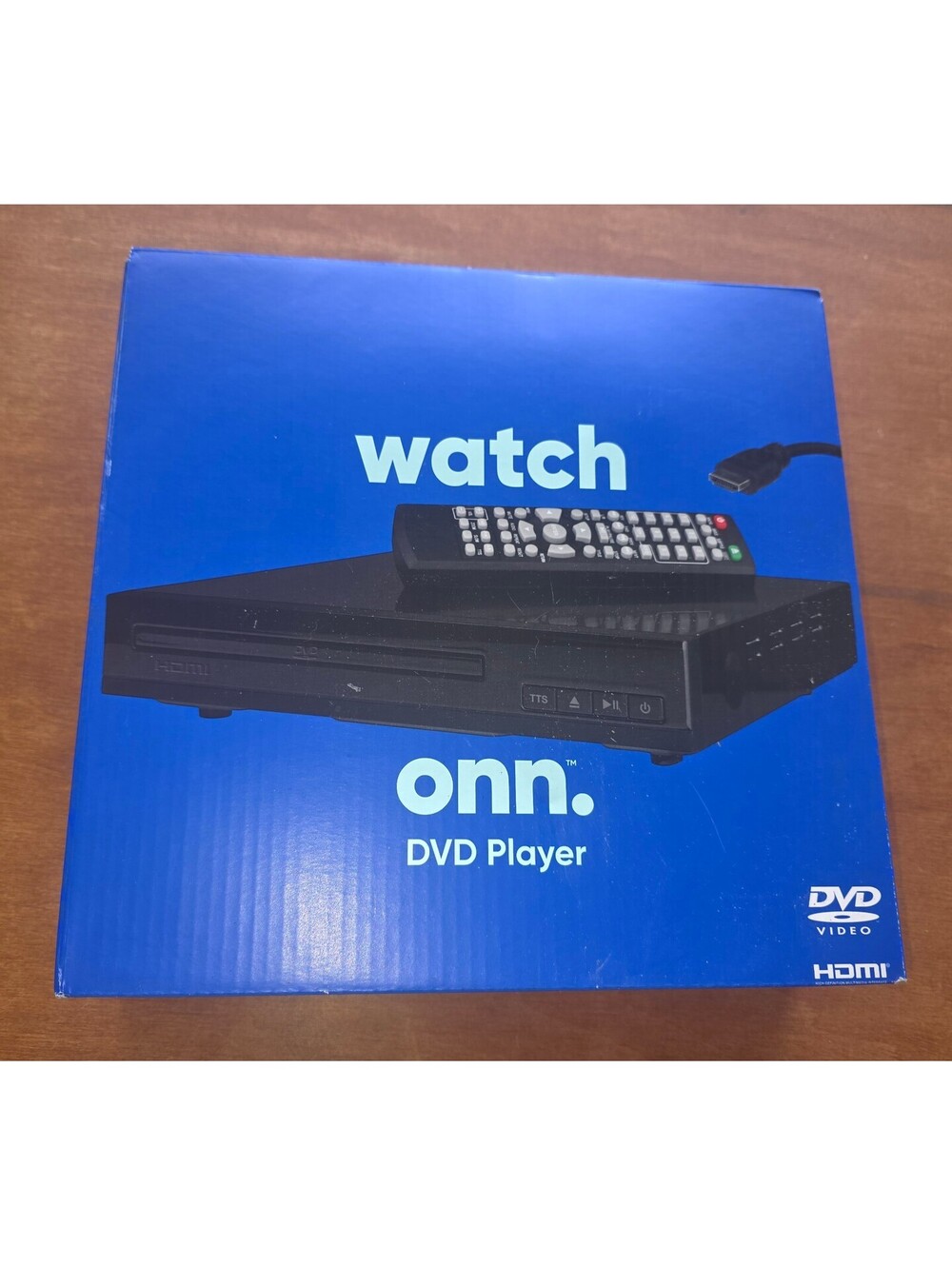 ONN DVD player with remote NIB